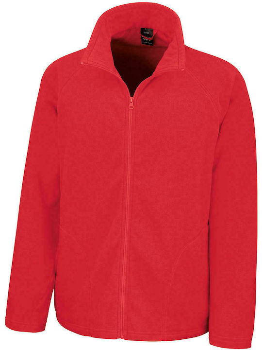 Result Micron R114X Men's Long Sleeve Promotional Cardigan Red