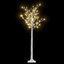 vidaXL Christmas Decorative Illuminated Willow Tree Natural Appearance 150cm IP44 Electric White