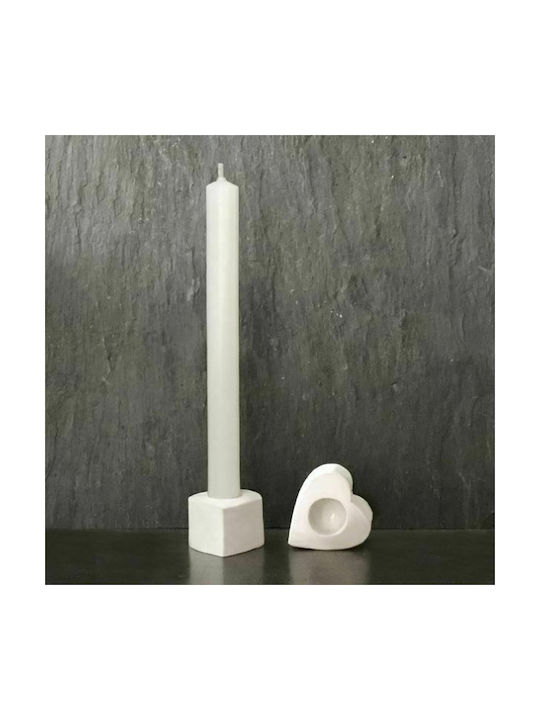 Synchronia Scented Candle Taper White 3cm 1pcs