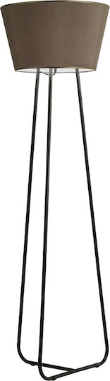 Ondaluce Floor Lamp H167xW50cm. with Socket for Bulb E27 Brown
