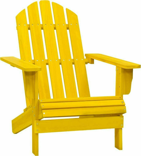 Hölzernes Yellow 1Stück 69.5x86.5x89.5cm