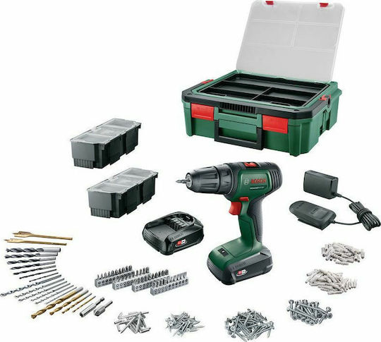 Bosch Universal Impact Percussive Battery Drill Driver 18V 2x1.5Ah
