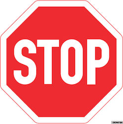 Novatex Πινακίδα Κ.Ο.Κ. 20cm Stop 294709