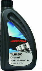 Federal Turbo Diesel Синтетичен Масло 15W-40 1лт