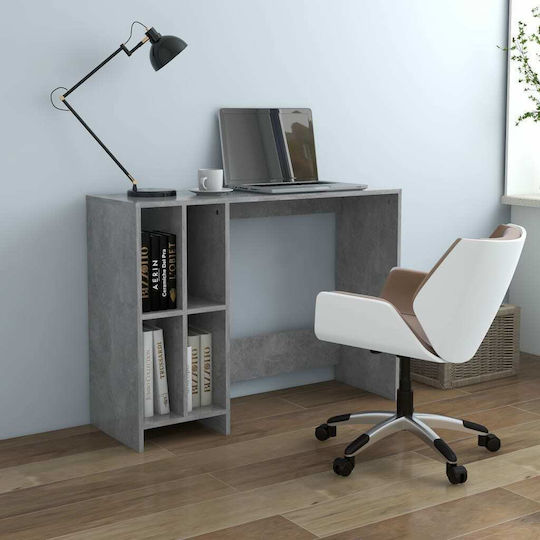 Schreibtisch Notebook Holz Gray 102.5x35x75cm