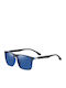 Moscow Mule MM/3320/2 Men's Sunglasses with Plastic Frame Black Blue Boston MM/3320/2