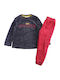 Warner Bros Kids' Pajamas Winter Fleece Gray Harry Potter