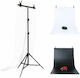 Puluz 70x200cm + Backdrops 2pcs Kit de iluminat pentru Studio