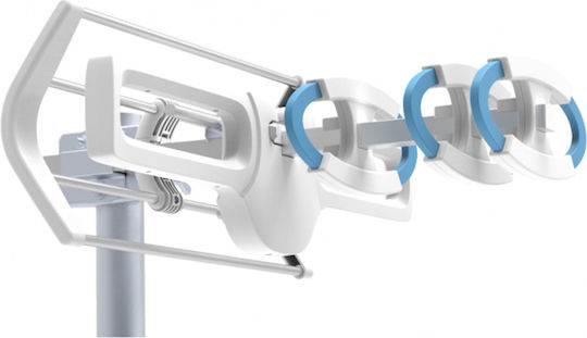Jager UHF-088 Outdoor TV Antenna (Does not Require Power Supply) White