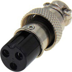 Connector Μικροφωνου 3P Θηλυκο LZ303 (01.129.0017)