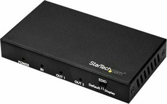 StarTech 2-Port 4K 1x2 HDMI HDMI Splitter ST122HD202