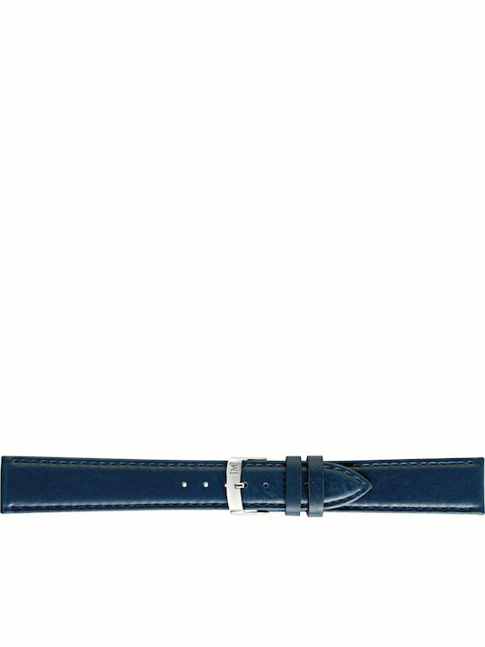 Morellato Gelso Δερμάτινο Λουράκι Navy Μπλε 20mm