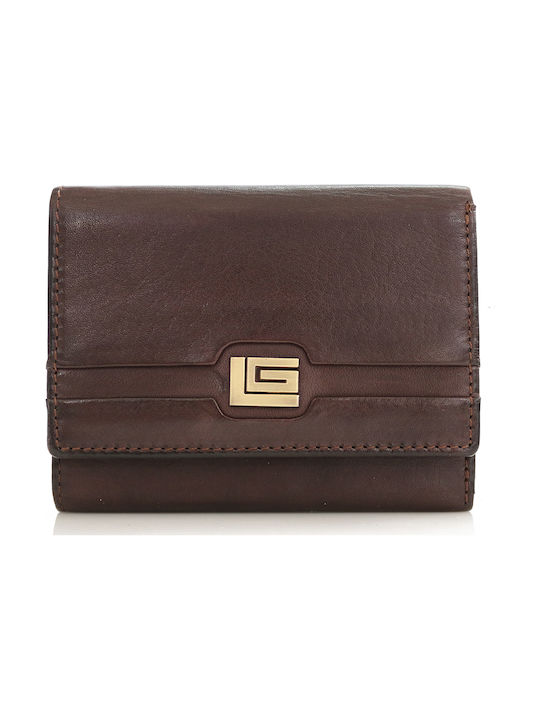 Guy Laroche 23110 Small Leather Women's Wallet with RFID Brown
