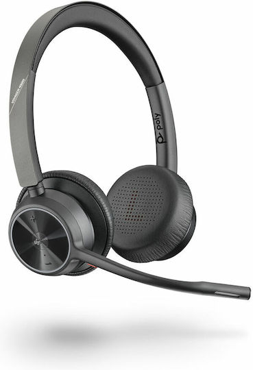 Plantronics Voyager 4320 VOIP Headset UC Wireless Headset with Teams / USB-A (218475-02)
