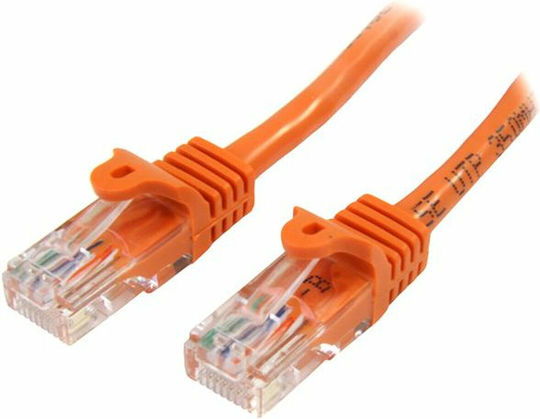 StarTech U/UTP Cat.6 Ethernet Network Cable 5m Orange 1pcs
