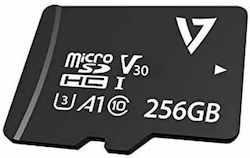 V7 microSDXC 256GB Clasa 10 U3 V30 A1 UHS-III cu adaptor