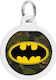 WauDog Batman Ταυτότητα Σκύλου Smart ID Πράσινη Μεταλλική 2.5cm