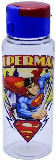 TnS Superman Sticlă Pentru Copii Din Plastic Albastră 400ml