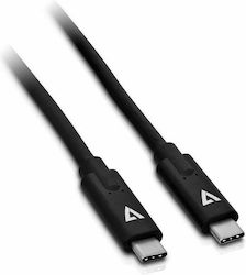 V7 USB 3.2 USB-C male - USB-C 2m (V7UCC-2M-BLK-1E)