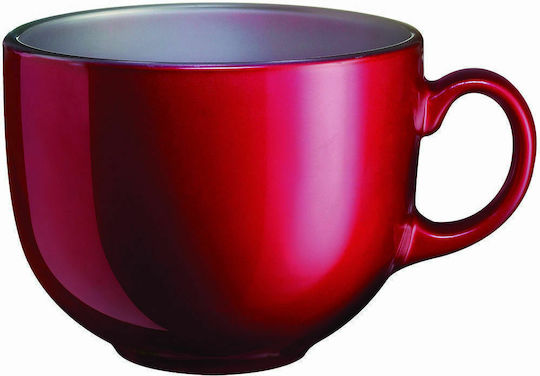 Luminarc Flashy Tasse Cappuccino Glas Rot
