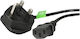 StarTech - IEC C13 Cable 3m Μαύρο PXT101UK3M