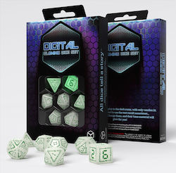 Q Workshop Digital Glowing Dice Set Zaruri 7 bu...
