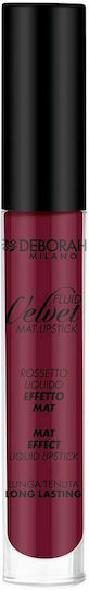 Deborah Milano Fluid Velvet Mat Liquid Дълготраен Течен Червило Кадифе 09