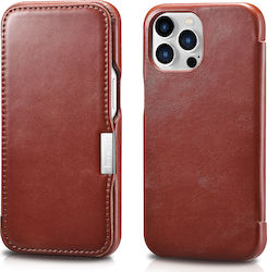 iCarer Metal Clip Vintage Book Leather Red (iPh...