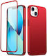 Joyroom 360 Full Cover Πλαστικό 0.76mm Κόκκινο (iPhone 13)