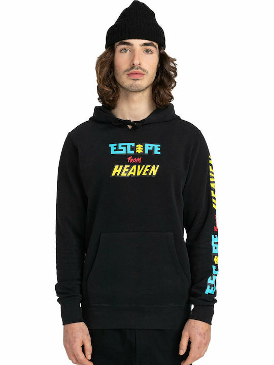 Reckoning Sweatshirt mit Kapuze Schwarz