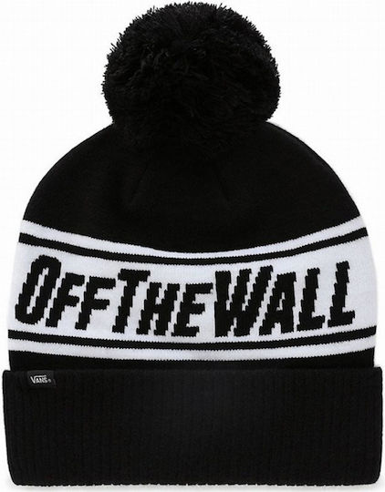 Off The Wall Pom Pom Beanie Căciulă Pentru Bărbați În Culoare Neagră