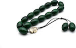 Amber Worry Beads Green 0014