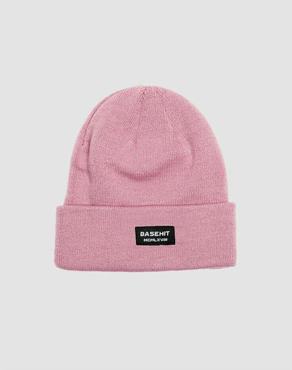 212.BU03.18 Beanie Mütze Herren Strick Dusty Rose