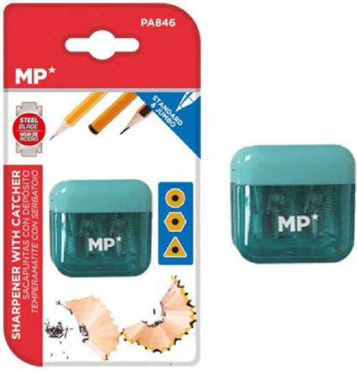 MP PA846 Πλαστική Ξύστρα Πράσινη Βαρελάκι