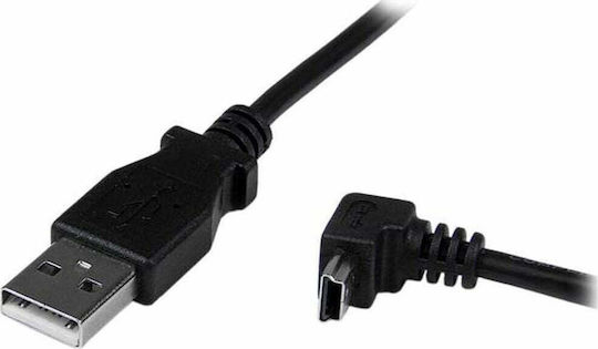 StarTech USB 2.0 Cable USB-A male - mini USB-B male Μαύρο 2m (USBAMB2MD)