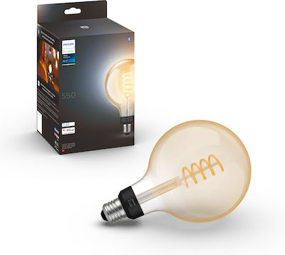 Philips Hue Smart Λάμπα LED 7W για Ντουί E27 και Σχήμα G125 Ρυθμιζόμενο Λευκό 550lm