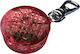 Trixie Dog ID Tag Circular with Light Red 2.5cm