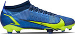 Nike Vapor 14 Pro Χαμηλά Ποδοσφαιρικά Παπούτσια με Τάπες Μπλε