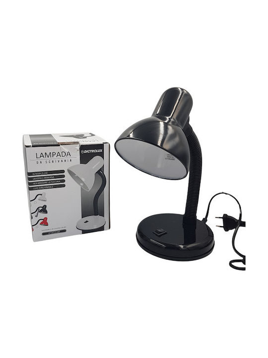 DictroLux LED Office Lamp with Flexible Arm in Black Color