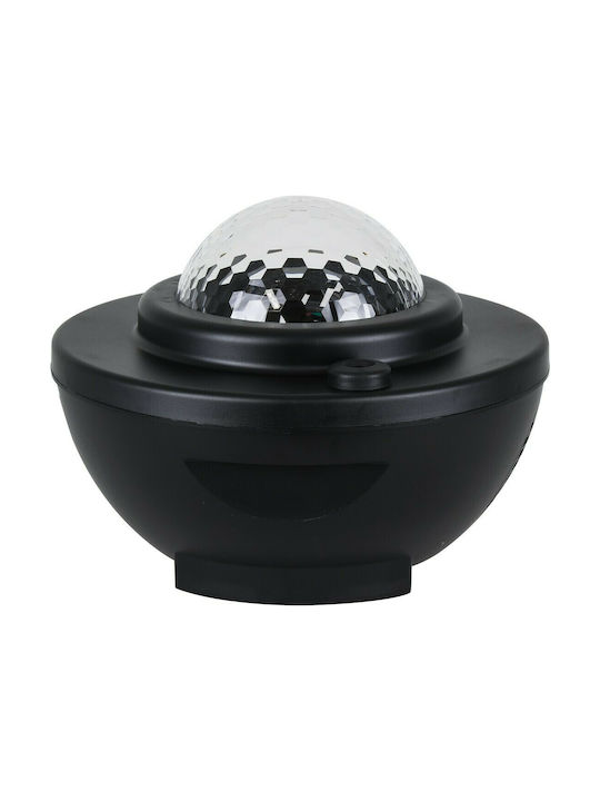 GloboStar Bluetooth Επιτραπέζιο Διακοσμητικό Φωτιστικό με Φωτισμό RGB LED Μπαταρίας σε Μαύρο Χρώμα