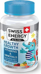 Swiss Energy Healthy Growth Vitamina pentru Energie 60 bomboane de jeleu