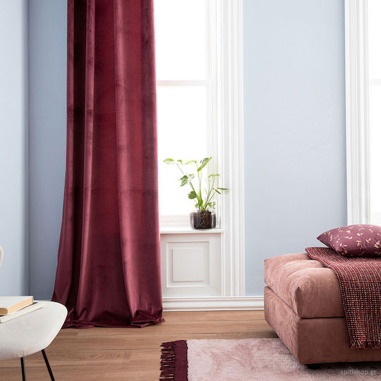 Gofis Home Perdea Cu Capse Winter 711 32 Cherry 140x280cm