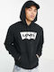 Levi's Batwing Men's Sweatshirt with Hood and Pockets Black