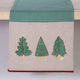 Nef-Nef Homeware Spirit Weihnachtlich Tischtuch Läufer Stoff Grün L150xB33cm.