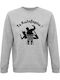 Sweatshirt Unisex, Organic " Το Κωλοβαράω ", Grey Melange