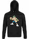 Hoodie Unisex, Organic " John Cena ", Black