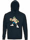 Hoodie Unisex, Organic " John Cena ", French Navy