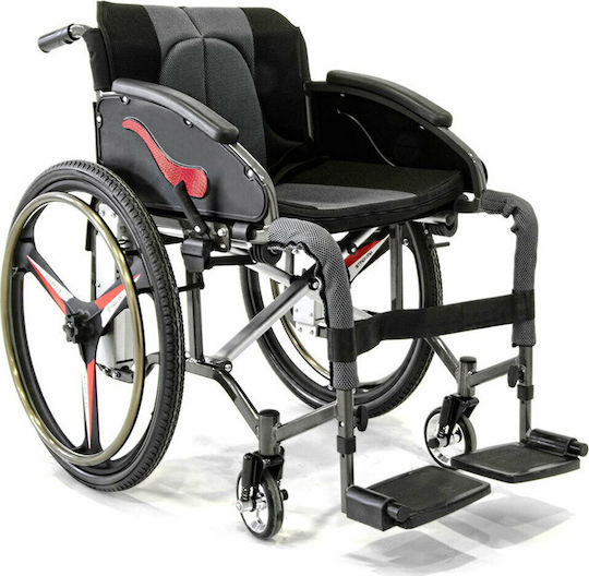 Vita Orthopaedics V Active 09-2-186 Folding Light Type Wheelchair 43cm Grey