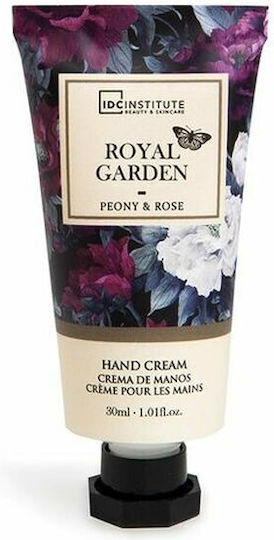 IDC Institute Royal Garden Peony & Rose Ενυδατική Κρέμα Χεριών 30ml