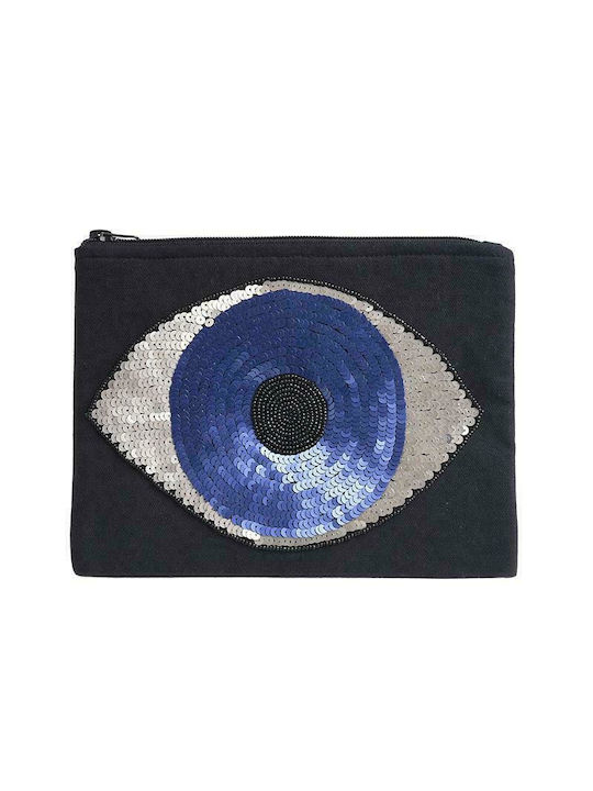 Damen Necessaire in Schwarz Farbe 19cm